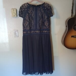 Tadashi Shoji Size 16 Midnight Blue Dress